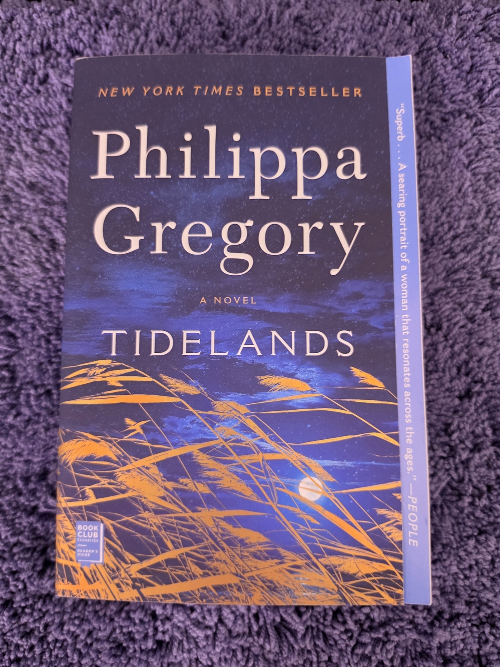 Tidelands Hardcover-Blue and Gold Cover